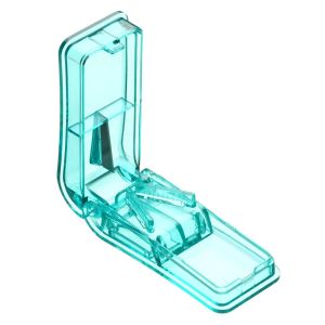 WANGYANLIA Vitamin Slicer Safety Shield with Blade Guard Mini Pill Splitter for Small or Large Tablet Divider Multiple Pill Cutter