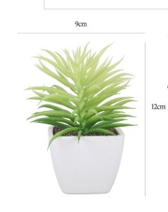 Chậu sen đá Mini trang trí không gian nhỏ decor quán cafe-bàn học-bàn máy tính.../Cây giả kèm chậu