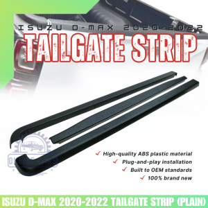 OC ISUZU D-MAX 2020-2022 TAILGATE STRIP (PLAIN) DDTGAT01 (3PCS) (10148)