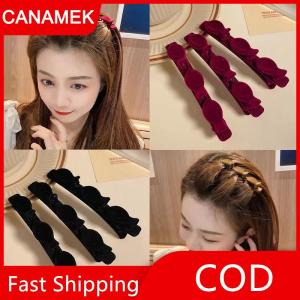 【CANAMEK】 Đổ xô bangs Clip tóc mũ nón phụ nữ dễ thương barrettes hairgrip bện kẹp tóc Phụ kiện tóc