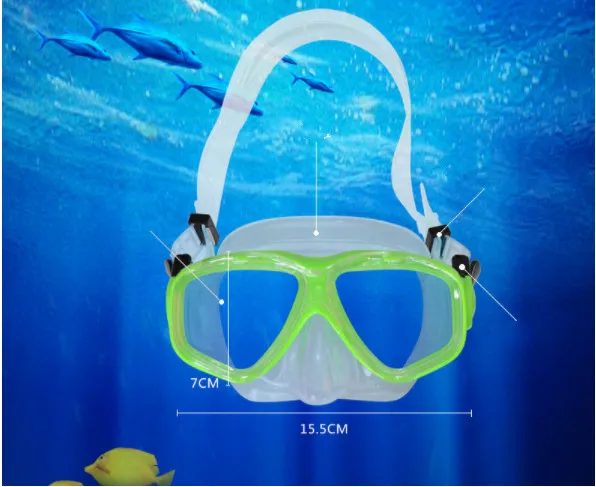 Professional Scuba Diving Mask Snorkel Anti-Fog Goggles Glasses