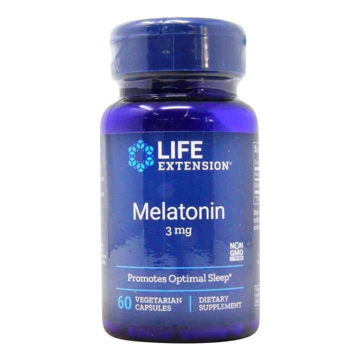 Life Extension, Melatonin, 3 mg, 60 Vegetarian Capsules | Lazada PH