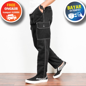 Celana Panjang Cargo Pria Distro Motif Rantai Putih Celana Cargo Pria Panjang Kargo Panjang Style Terbaru Celana Gunung Pria Kekinian Clana Panjang Cargo Bahan Twill Tebal Murah Premium Cargo Polos Pria Celana Panjang Pria Laki - Laki by Maleka
