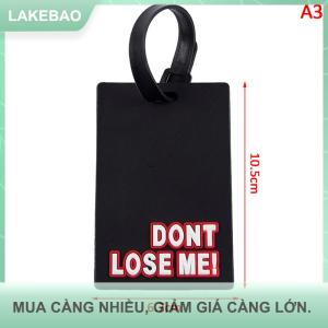 【LAKEBAO】 1 cái thẻ du lịch thẻ hành lý du lịch nhãn Vali silica gel thẻ địa chỉ Tên ID thẻ lên máy bay hành lý nhãn xách tay