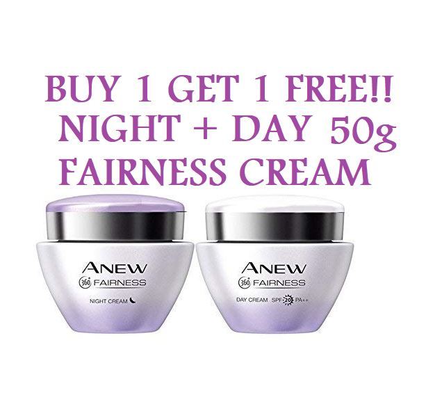 BUY 1 GET 1 AVON Anew 360 Fairness Day and Night Cream SPF 20 PA