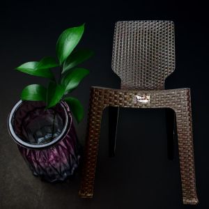 High Quality Plastic Rattan Chair with Back Rest/ Monoblock Chair/ Silya/ Upuan/ Sunrise Chair/ Dining Chair/ Monobloc Chair/Indoor Outdoor Chair/Dining Chair/Side Single Chair