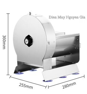 Máy Thái Rau Củ Quả Chạy Điện Máy Cắt Lát Hoa Quả Sấy Có Thể Điều Chỉnh Độ Dày 0-15mm [2in1]