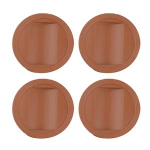 4Pcs Đồ Nội Thất Ghế Bánh Xe Stoppers Cao Su Khung Giường Stopper Nonslip Cố Định Ghế Tấm lót chân Đồ Nội Thất giác bệ đỡ