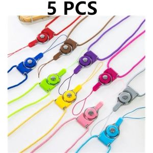 5/10PCS Cell Phone Hanging Strap Mobile Phone Datachable Neck Straps Flexible Sling Necklace Rope For iPhone 8 7 6 6s Samsung2026