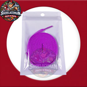 ShoelaceMan Pack N Pack Shoelaces in various colors including green blue yellow red black white pink orange brown gray and purple. Best Choice Shoelace 43inches 110cm Shoelace