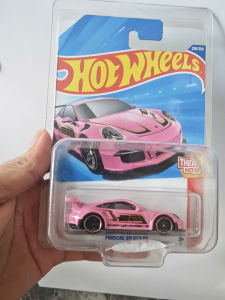 Hot Wheels Porsche 911 GT3 RS Hồng Pink Then And Now 8/10 - Mô Hình Xe 1:64 Mattel 220/250