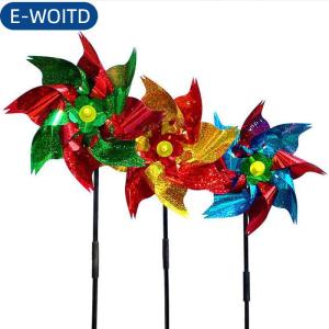 E-WOITD Dụng cụ đuổi chim cối xay gió ngăn chặn chim lấp lánh phản quang