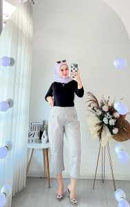 Celana Koreans Style / Celana haruka 7/9 / Celana Katun Twill Combat / Celana Wanita / Celana Wanita / Celana Panjang Wanita