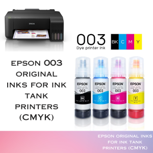 100% Original Epson 003 Ink Refill Ink 003 Bote ng Epson Inks L3210/L1110/L1210/L3110/L3120/L3150