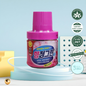 Cốc Thả Bồn Cầu Hương Hoa Diệt Khuẩn Thơm Mát Dạng Sáp - Cốc 180Gr ( Màu Hồng ) - Hàn Quốc