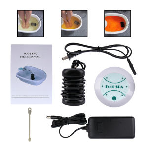 Suolaer Portable Personal Ionic Detox Machine Foot Bath Spa Cleanse Device Array Health Body Care(No Basin)