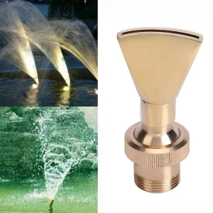 Kepala Nozzle Sprinkler Kuningan 1/2"DN15 3/4"DN20 / Nozzle Air Mancur Bentuk Kipas