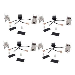 4 Set Burners Receptacle Kits Stove Block Replacement Part Suitable for Oven Models for Improved Cooking Efficiency