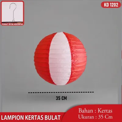 Lampion Kertas dan Kain Merah Putih Dekorasi Lampion Gantung Lampion Dirgahayu RI 17 Agustus RI
