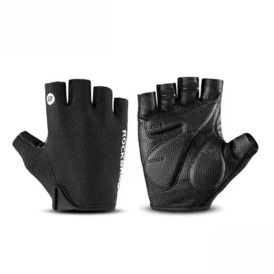 ROCKBROS S106 Sarung Tangan Sepeda Pria Wanita Anti Slip Half Finger Bike Glove Breathable Unisex