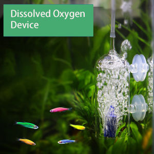 Water grass tank crystal glass dissolved oxygen device anti foam splashing gas stone fish tank oxygen dissolved oxygen device