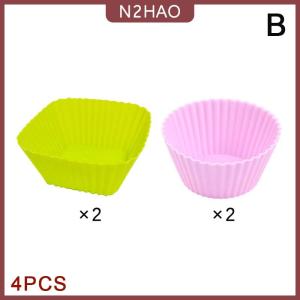 N2HAO  4 Pcs Silicone Lunch Box Dividers Bento Bundle Lunch Box Dividers For Kids Lunch Accessories