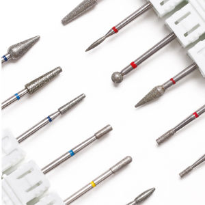 Follow Get New[Beautiful SS] Nail Drill Bits Cuticle Clean Manicure Pedicure Remover Tools