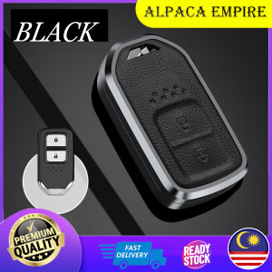 Kunci Kereta Honda Premium Key Cover Aluminium Alloy Genuine Leather Key Cover for Honda City Hatchback Civic Accord CRV