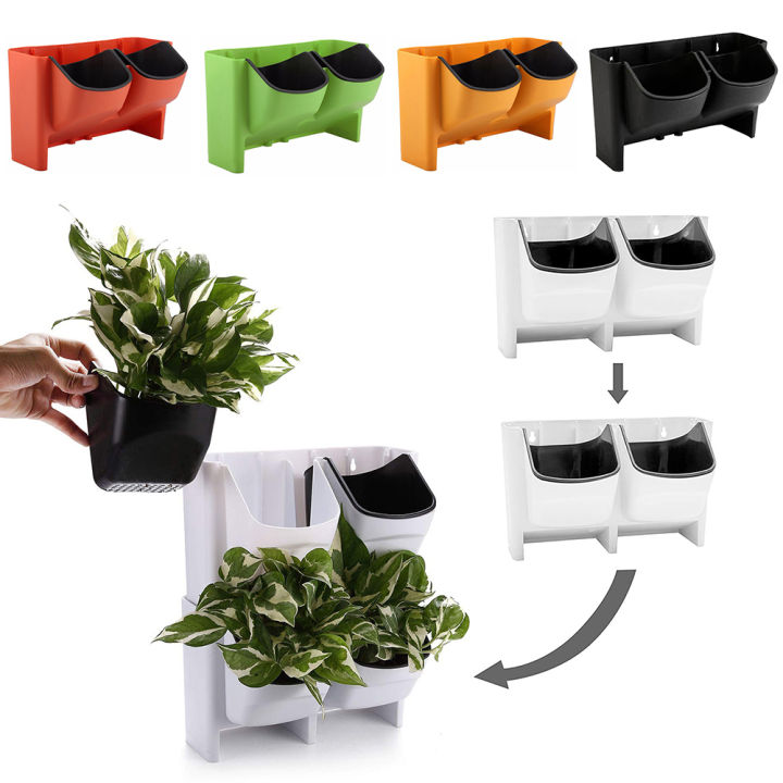 MZRTNZ Vertical Garden Home Decor Plant Pot Wall Hanging Flower Pot
