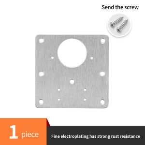 Durable Stainless Steel Hinge Repair Plate for Kitchen & Furniture Cabinets - Includes Screws