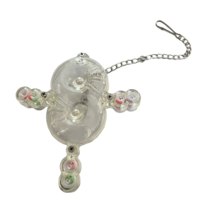 Rõ ràng xoay con quay đồ chơi Spinner LỒNG CHIM Mài cá rô Giá đựng khay ăn cho thú cưng hấp dẫn thiết kế để làm giảm sự nhàm chán của chim trong nhà