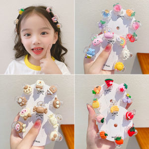 Vĩ 10 Kẹp cua nhỏ - kẹp tóc nhí hoạt hình dễ thương phong cách Hàn Quốc -Đỉnh đính icon hoạt hình 702