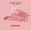SIGVARD - Topi Anak Lucu Korea Motif Rabit Bahan Katun Laki-Laki & Perempuan HAT08. 