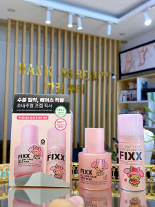 Set Kem Lót+ Xịt Khoá Nền So Natural Powder4room All Day Face Prep Fixx 30ml+35ml