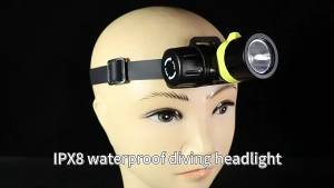 Aluminum Alloy Diving Headlamp Strong Light XHP70 Long battery life digital display headlamp outdoor rechargeable led Headlamp [ Free Shipping ]