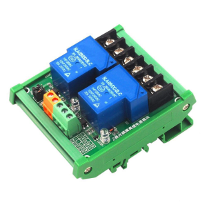 2 Channel Relays Module Electronic Hobbyist Module homes System Relays Plastic for Automation & Industrial Application