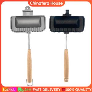 Double-Sided Sandwiches Pans Easy To Clean Sandwich Baking Pans High Temperature Resistant Applicable Gas Cooker Kitchen Gadgets