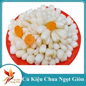 500gr Củ Kiệu Giòn Tan-Củ kiệu chua ngọt Vựa Khô Nàng Tiên