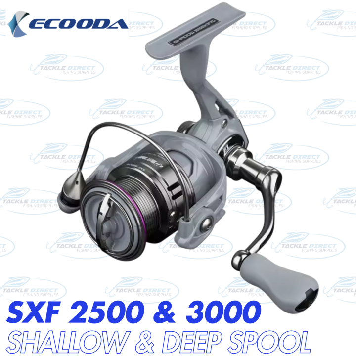ecooda fishing reel spooler Line for Spinning or Baitcasting Lunker Supply They can be used in the salt providing extra care is taken to clean and lubricate them after each day on the water. ECOODA SXF 2500 & SXF
