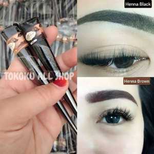 HENNA ALIS AZZHRA TAHAN LAMA SEPERTI SULAM ALIS - HENA ALIS - HENNA ALIS HALAL - HENNA ALIS SEPERTI TATTO ALIS