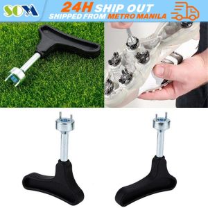 【Local Warehouse】1pcs Fits All Standard Golf Spike Wrench Remover Tool Golf Shoe Cleats Ratchet Key Handle Golf Accessories Outdoor Golf Sport Golf-Shoes-Spike