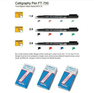 Pulpen Kaligrafi Snowman 700 ( ecer 6 pcs )