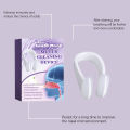South Moon Mucus Cleaning Magnetic Anti Snoring Dilator Stop Snore Nose Clip Device Easy Breathe Improve Sleeping For Men/Women Smooth And Gentle Ventilation Daily Nasal Care Cleaner(1pcs). 