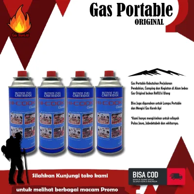 2pcs gas portable - tabung gas portable - gas kompor portabel - Refill/Isi Ulang gas portable - gas kaleng - gas portable kaleng - gas mini tabung kecil - Gas Store.id - gas murah bisa cod
