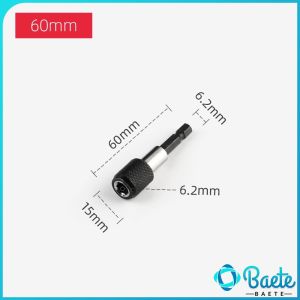 Baete Hex Shank Drill Bit Adapter Screwdriver Impact Driver Adaptor Quick Change Convertor Adapter Tool 60mm 100mm 150mm