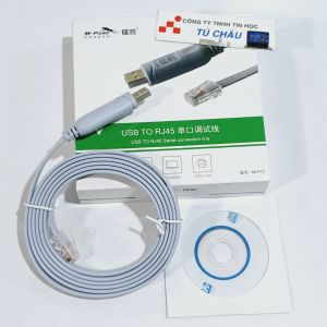 Cáp lập trình USB ra RJ45 Connection line - Cáp dài 1.8M (USB to RJ45)