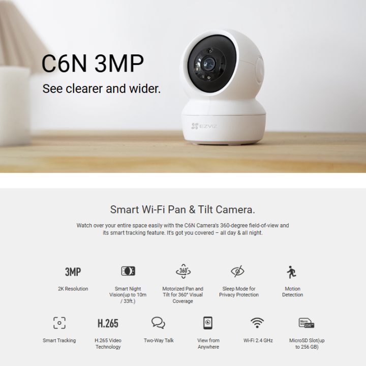 EZVIZ%20C6N%20SERIES%203MP%20/%20G1%203K%20/%20G1%204K%20Wi-Fi%20Smart%20CCTV%20Camera%20360%C2%B0%20Pan%20and%20Tilt%20smart%20Indoor%20Camera%20connect%20to%20cellphone%20-%20Image%205