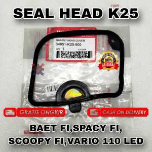 SEAL HEAD HONDA K25 BUAT MOTOR BEAT FI SPACY FI SCOOPY FI VARIO 110 LED ASLI ORIGINAL HONDA AHM