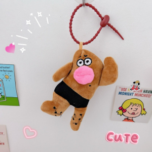 【Empty Love】ของเล่นตุ๊กตา ปากไส้กรอกตุ๊กตาพวงกุญแจ พวงกุญแจตุ๊กตาตลกสร้างสรรค์ จี้กระเป๋านักเรียน สามารถใช้เป็นของขวัญวันเกิดได้