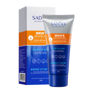 男士脱毛膏Mens hair removal cream armpit beard leg hair chest hair 60g painless hair removal non irritating and no black spots left
